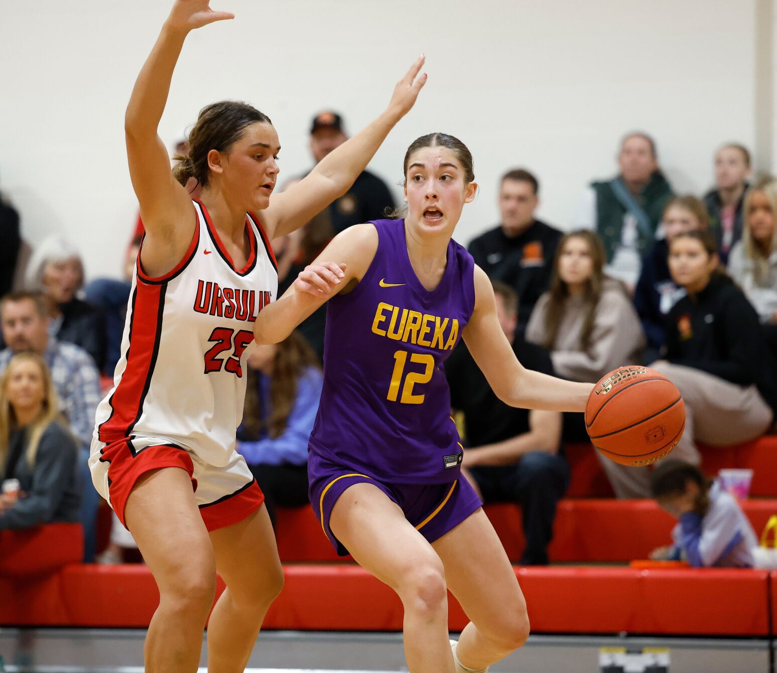 Visitation Christmas Tournament, first round: Ursuline v. Eureka